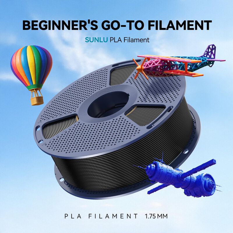 Filamento Pla Sunlu 4 kg Multicolor Pack De 4 (... image number null