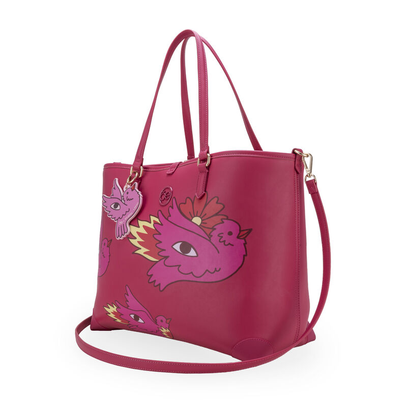 Bolsa Por Ricardo Cavolo Tote Maxi Color Rosa image number null