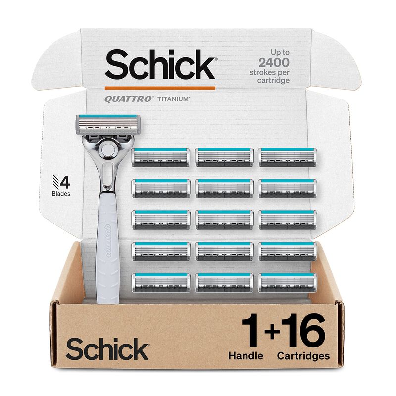 Razors Schick Quattro Titanium Para Hombre, 1 N... image number null