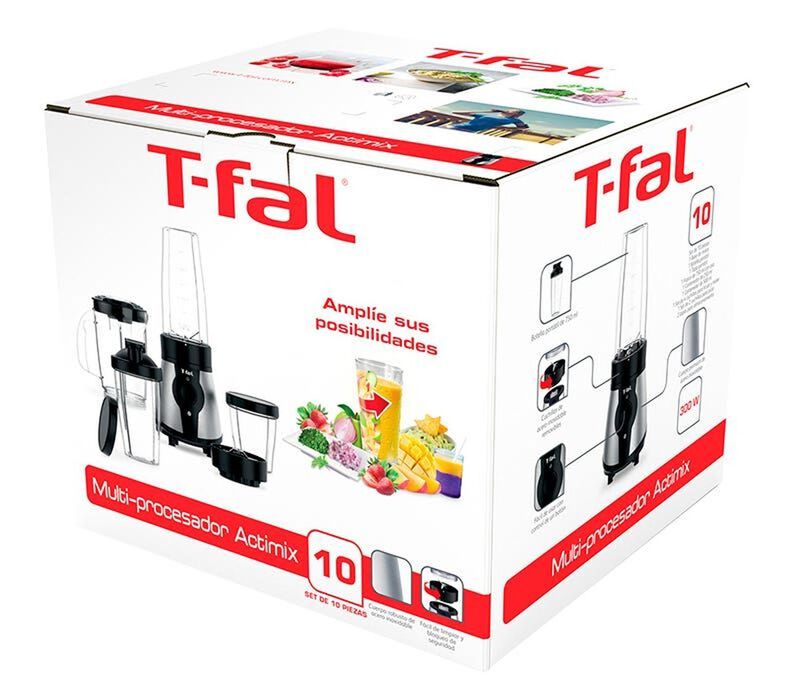 Procesador De Alimentos Tfal Bl1bkdmx 10 Pzas N... image number null