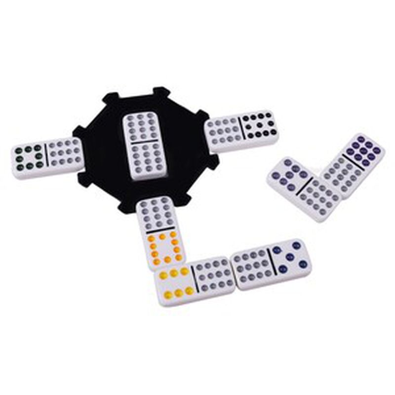 Domin&oacute; Doble 12 en Caja Met&aacute;lica con 1 Plum&oacute;n image number null