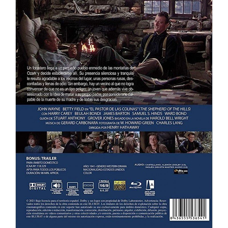 El Pastor De Las Colinas [blu-ray] (1941) The S... image number null