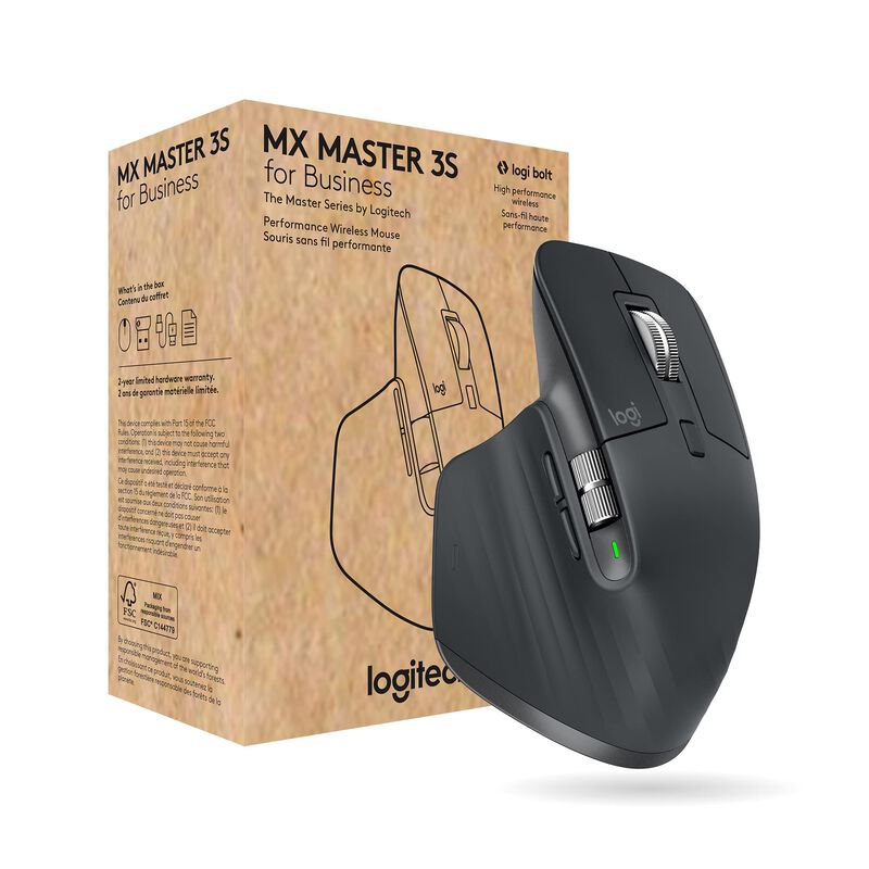 Rat&oacute;n Inal&aacute;mbrico Logitech Mx Master 3s Para Em... image number null