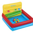 Alberca inflable cuadrada c/pelotas para encestar 1.04cmx94cmx61cm GARANTIA 15 DIAS POR DEFECTO DE FABRICA