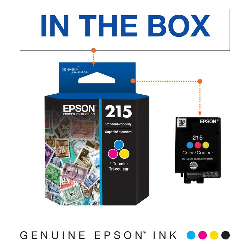 Cartucho De Tinta Epson 215 Tricolor Standard C... image number null