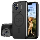 Funda TEKKU Armor Mag con Soporte para iPhone 15 Negra