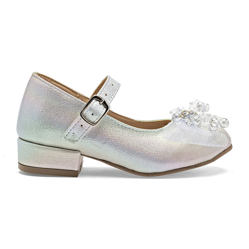 Moramora Zapato Graduacion Plata Para Ni&ntilde;a 1467... image number null