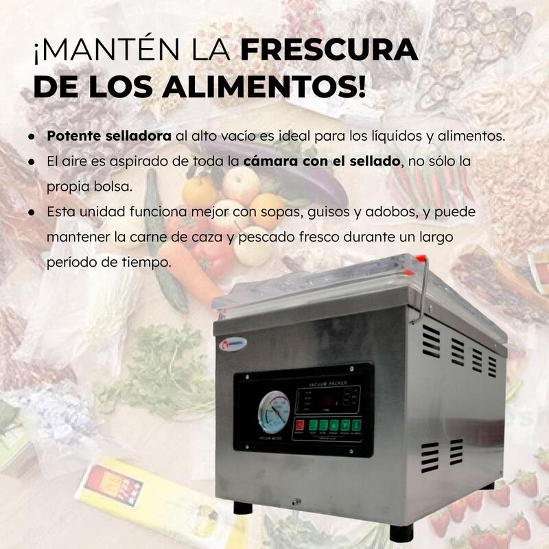Maquina Empacadora Alimentos Selladora Alto Vac... image number null