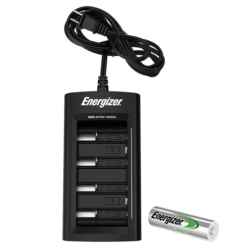 Cargador Universal Pilas Energizer + 4 Pilas Re... image number null