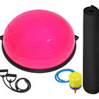 Pelota Rosa Tipo Bosu Entrenamiento Yoga Gym + Tapete Yoga  Centurfit
