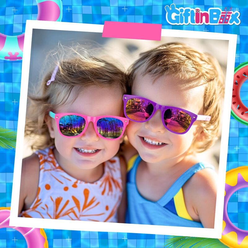 Gafas De Sol Para Ni&ntilde;os Giftinbox, Paquete De 2... image number null