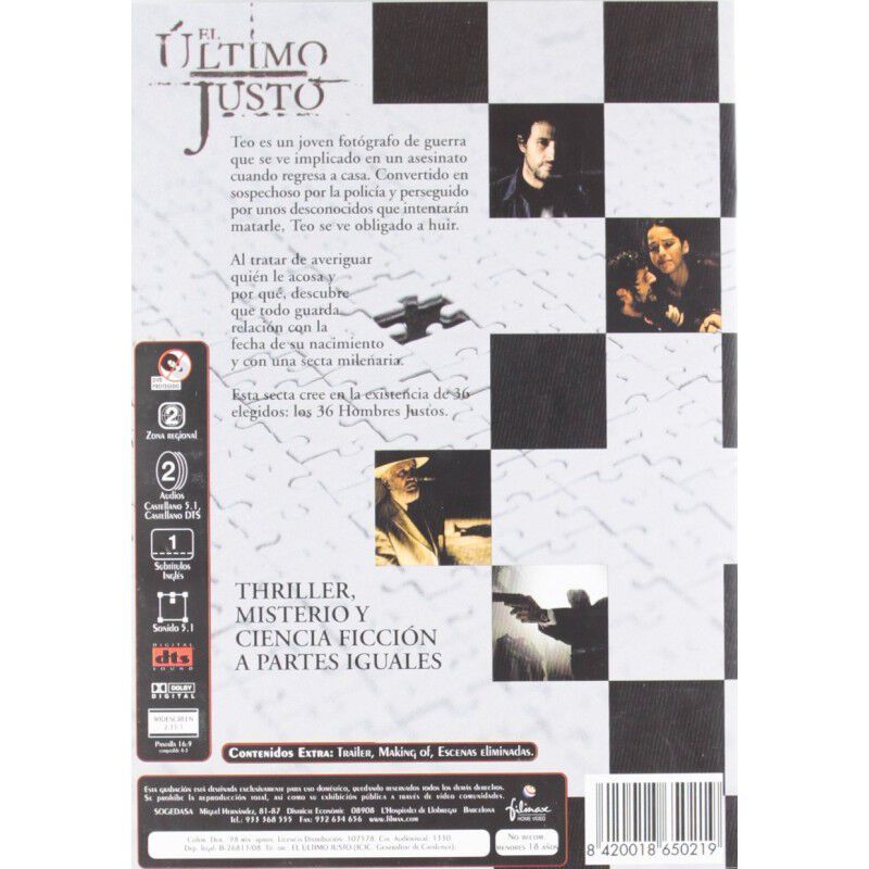 El &uacute;ltimo justo [DVD] image number null