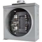 Base Medidor de Luz Cuadrada 5 terminales Bif&aacute;sica A&eacute;rea