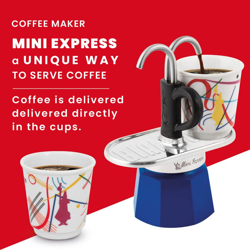 Set Moka Bialetti Mini Express Kandinsky De 2 T... image number null