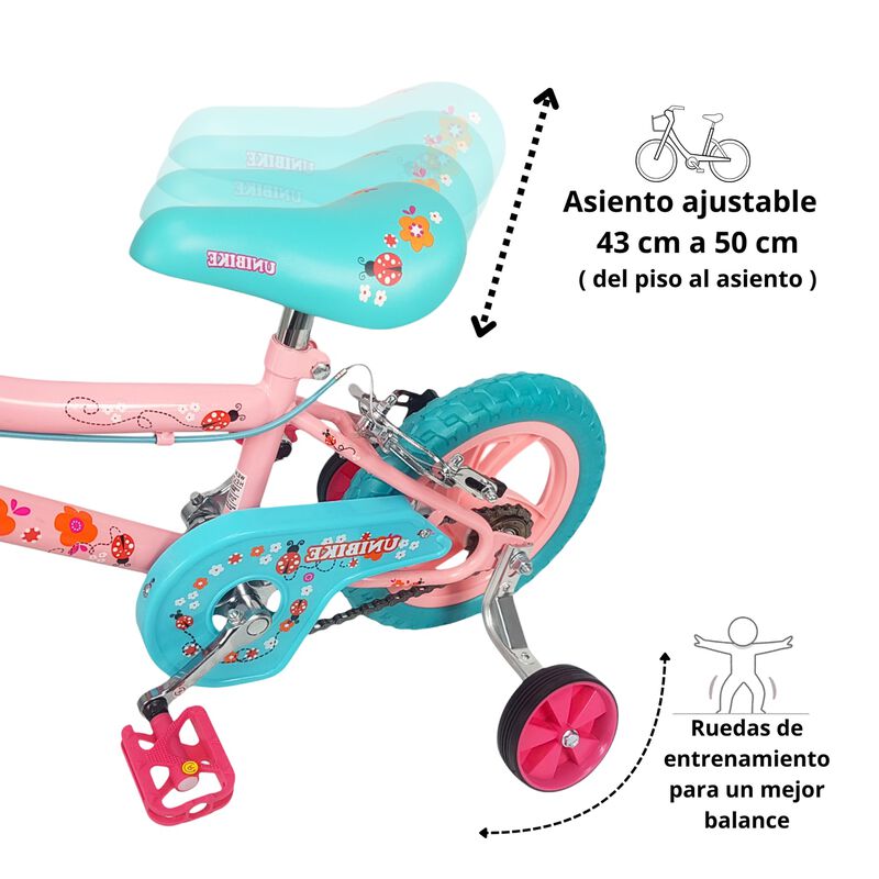 Bicicleta Infantil Rodada 12 Con Ruedas De Entr... image number null