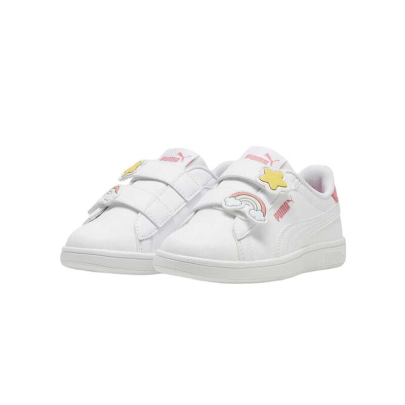 Tenis Puma para Ni&ntilde;a Smash 3 Badges V PS Blanco image number null