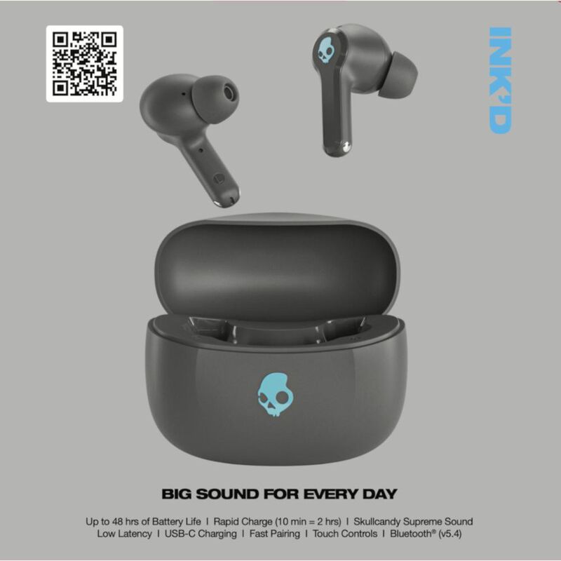 Skullcandy Aud&iacute;fonos Bluetooth In Ear INKD Negr... image number null