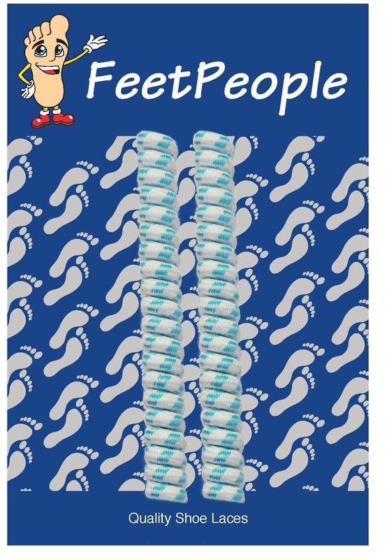 Cord&oacute;n El&aacute;stico Feetpeople 15 cm Blanco/azul Ci... image number null