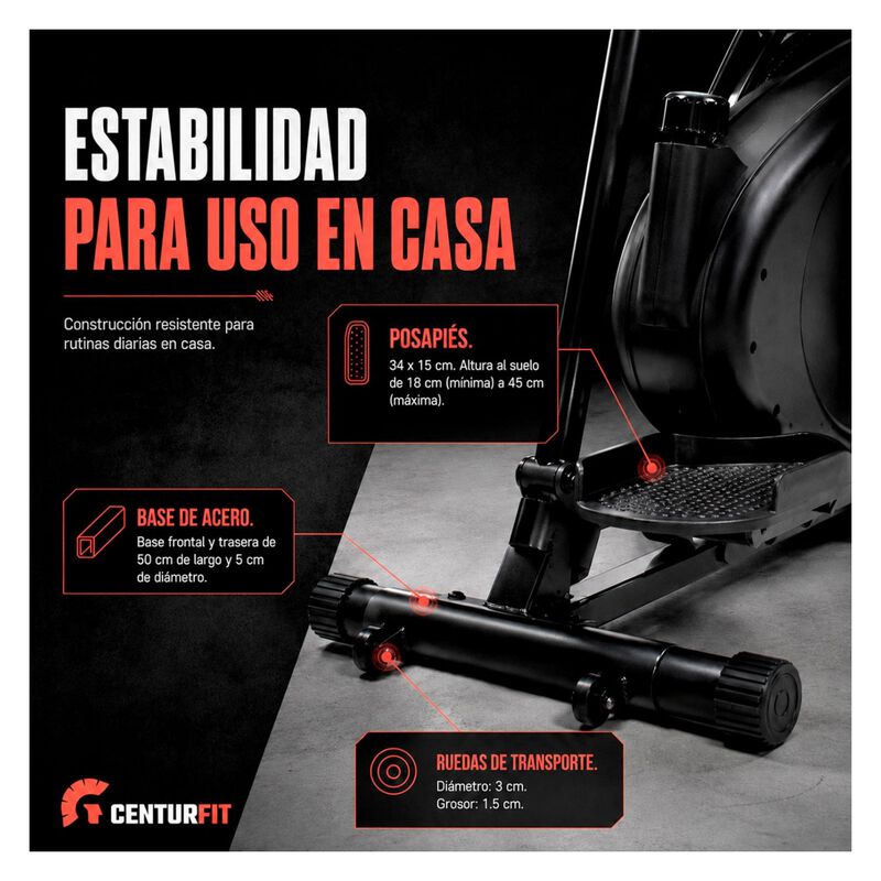 El&iacute;ptica Magn&eacute;tica Mec&aacute;nica 16 Niveles 100 Kg M... image number null