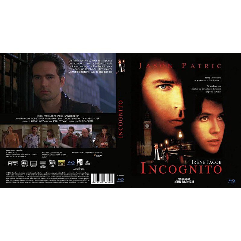 Inc&oacute;gnito Bd 1997 [blu-ray] image number null