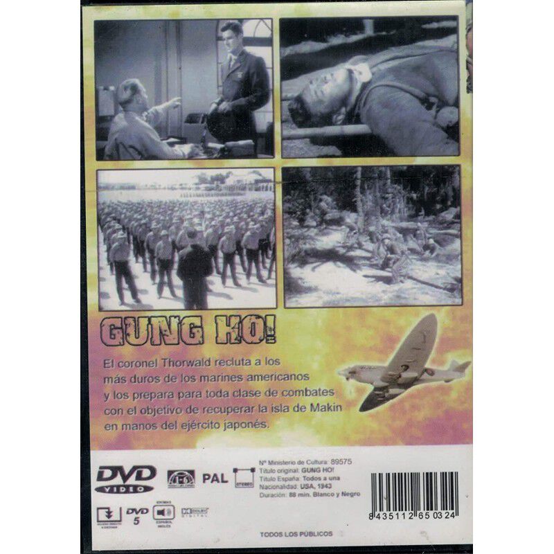 Todos A Una (gung Ho!) [dvd] (1943) Gung Ho! image number null