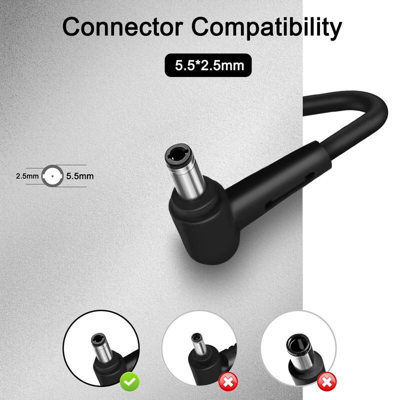 Cargador Juyoon 90 W 19 V 4.74 A Para Cable De ... image number null