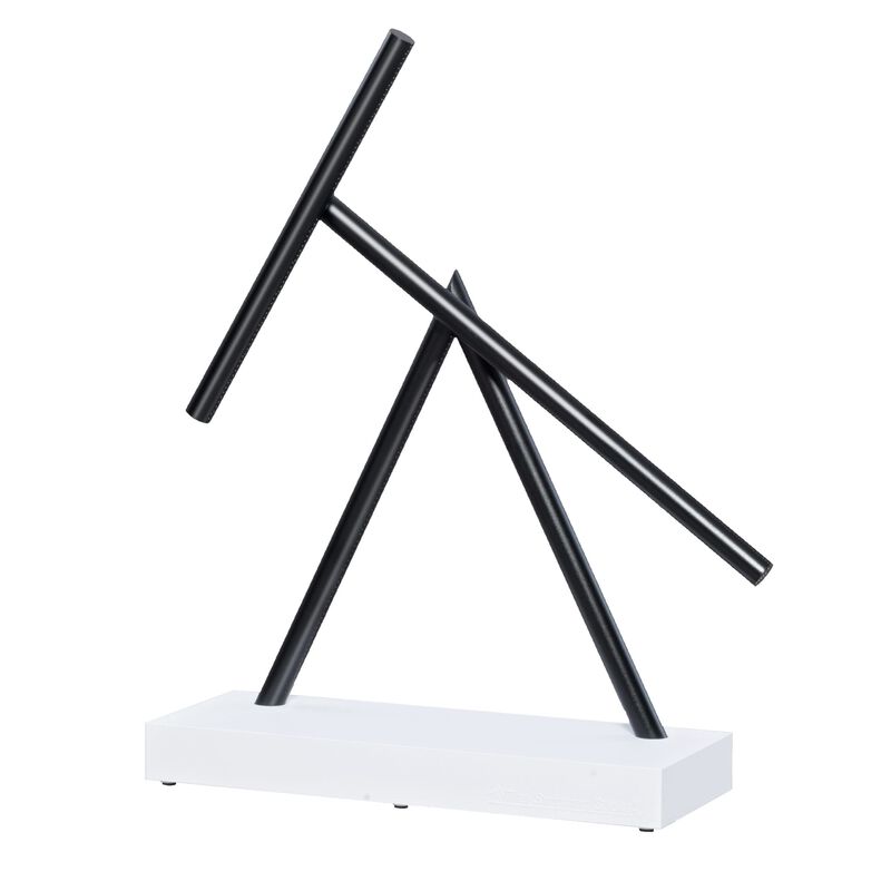 Escultura Cin&eacute;tica The Swinging Sticks Blanco/n... image number null
