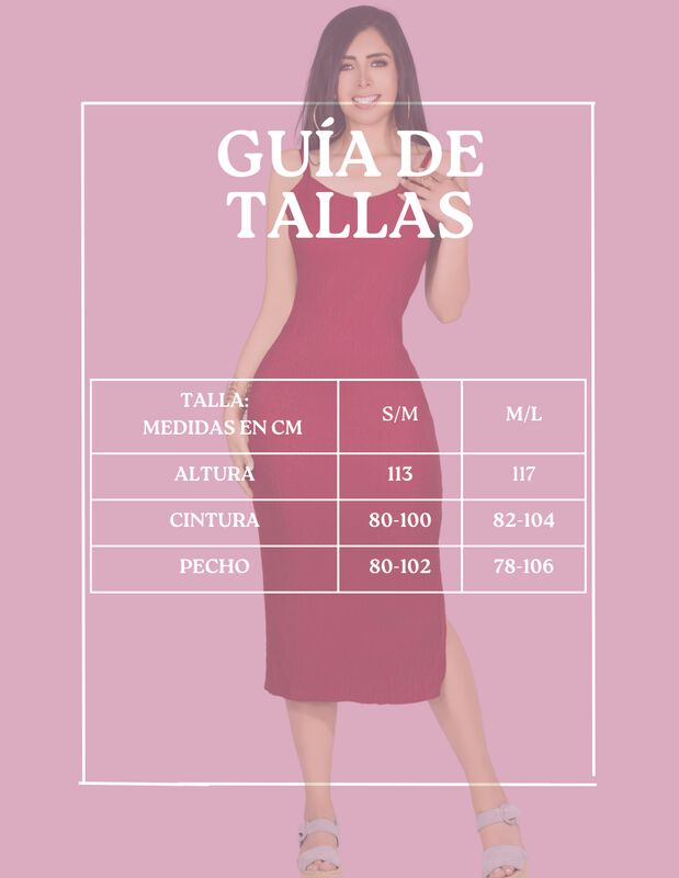 Vestido De Mujer Midi Casual VES-1021 Rojo Stre... image number null