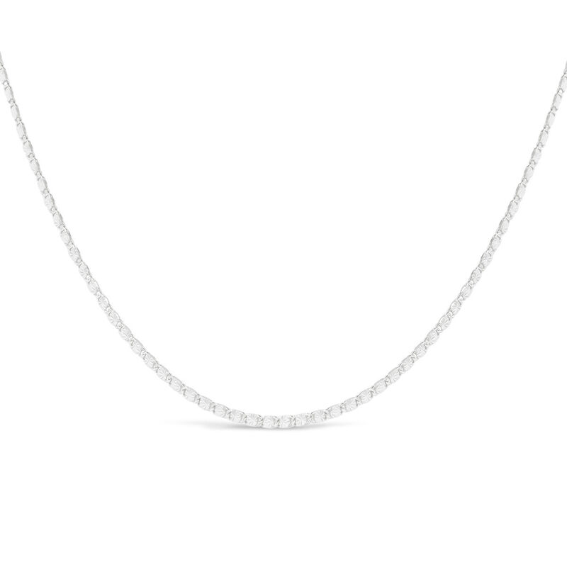 Cadena Snail Oro Blanco 14k 55cm 1.48mm Larga image number null