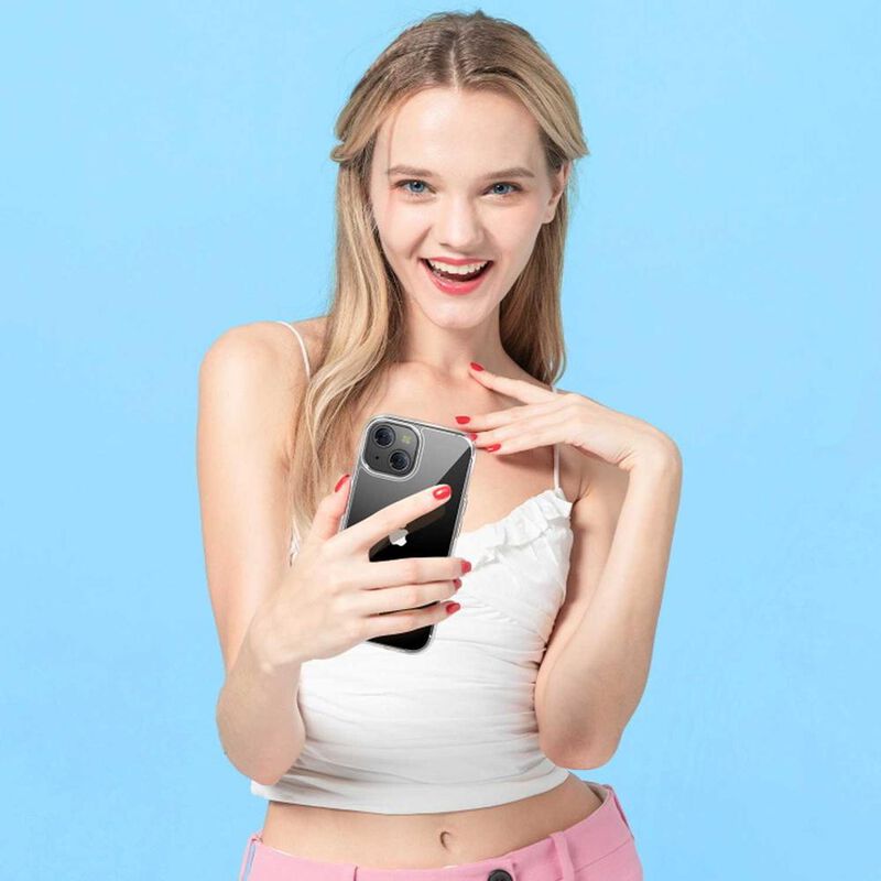 . Funda MYBAT Gummy para iPhone 15 PLUS - Trans... image number null