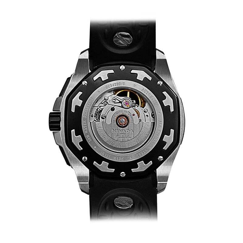 Reloj Nivada Rockefeller Cab Aut Open Heart Ac/... image number null