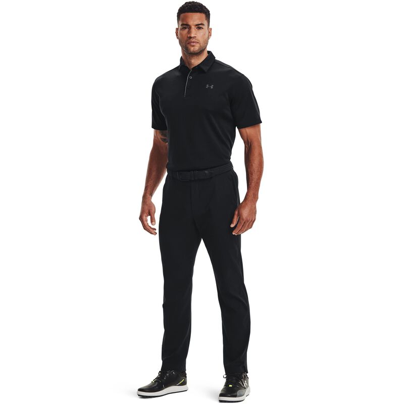 Polo Under Armour Ua Tech Para Hombre Negro Tal... image number null
