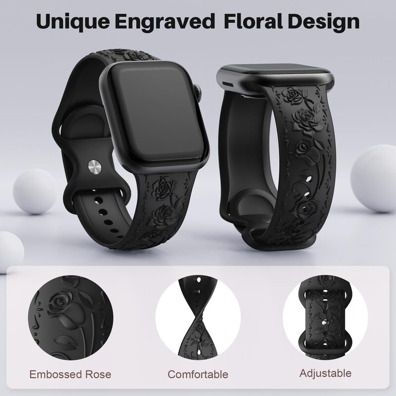 Correa Meulot Floral para Apple Watch 38/40/41/... image number null