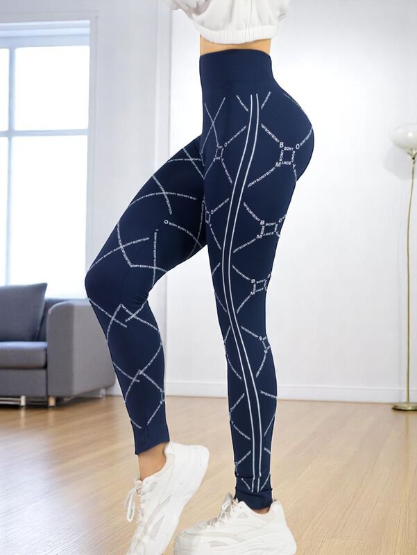 Leggins Mujer Legging Mallones LIC-010 Marino M... image number null