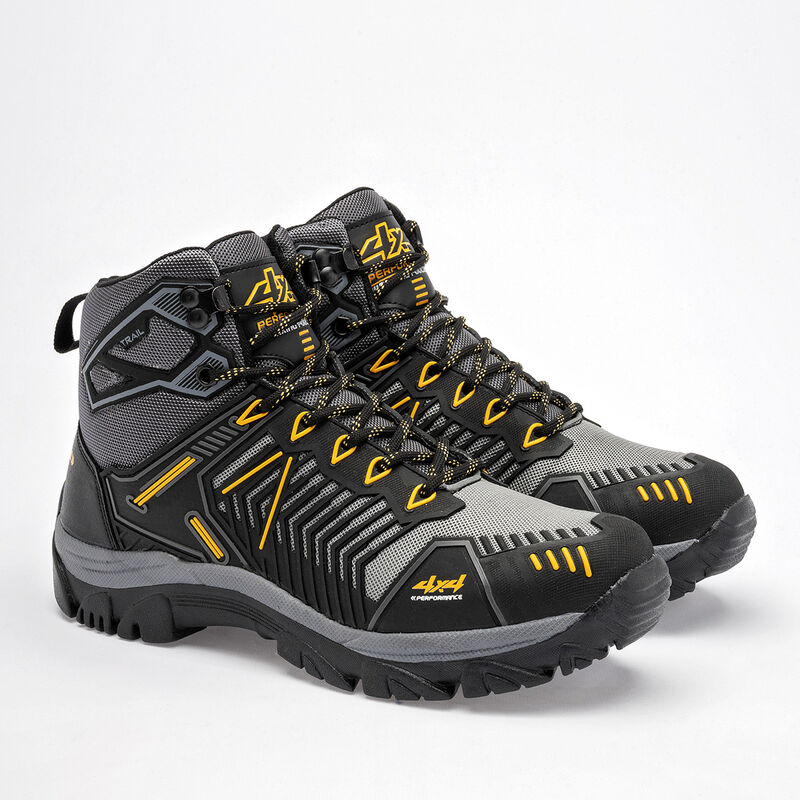 4X4 bota para hombre gris negro cod 140198-F image number null