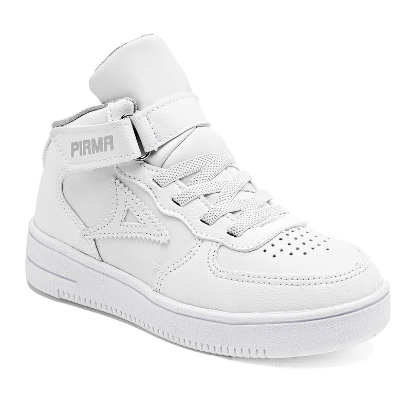 Pirma Tenis urbano para ni&ntilde;a. Blanco, agujeta e... image number null
