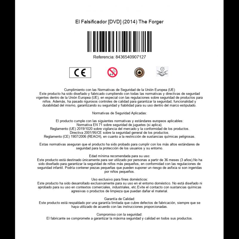 El Falsificador [DVD] (2014) The Forger image number null