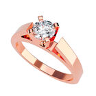 Anillo de Compromiso de 14K con Diamante de Laboratorio 0.70 CT F VS1 Talla 6.5 ORO ROSA 14K &ndash; / M22-70-14R-LG-65