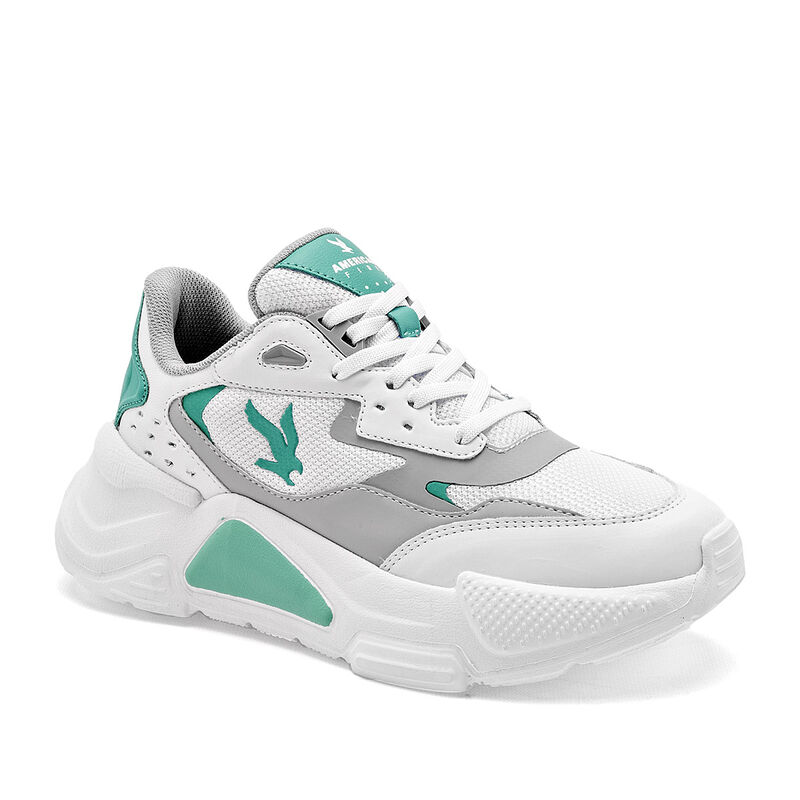 American Fire Tenis urbano para ni&ntilde;a blanco pla... image number null