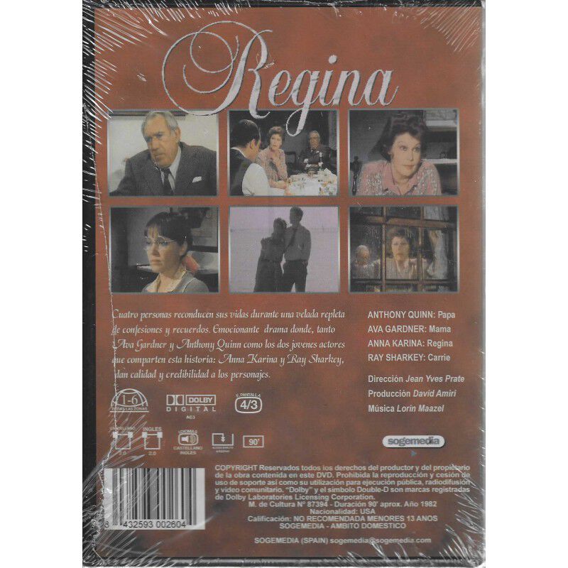 Regina [dvd] (1982) Regina Roma image number null
