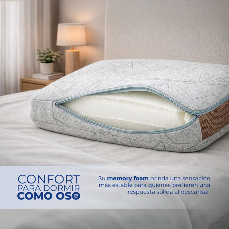 Almohada My Shape 5 Spring Air Carb&oacute;n Activado ... image number null