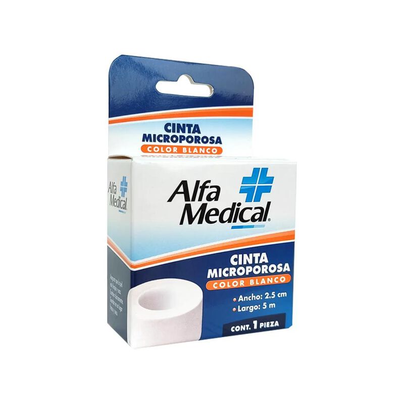 Cinta Microporosa Alfa Medical Color Blanco 2.5... image number null