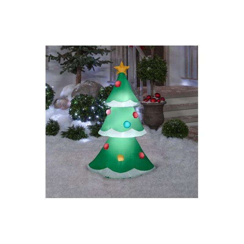 &Aacute;rbol De Navidad Inflable Gemmy De 1,2 M De Alt... image number null
