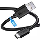 Cable USB 1HORA 2.0 Tipo C 2M Cab185 Negro