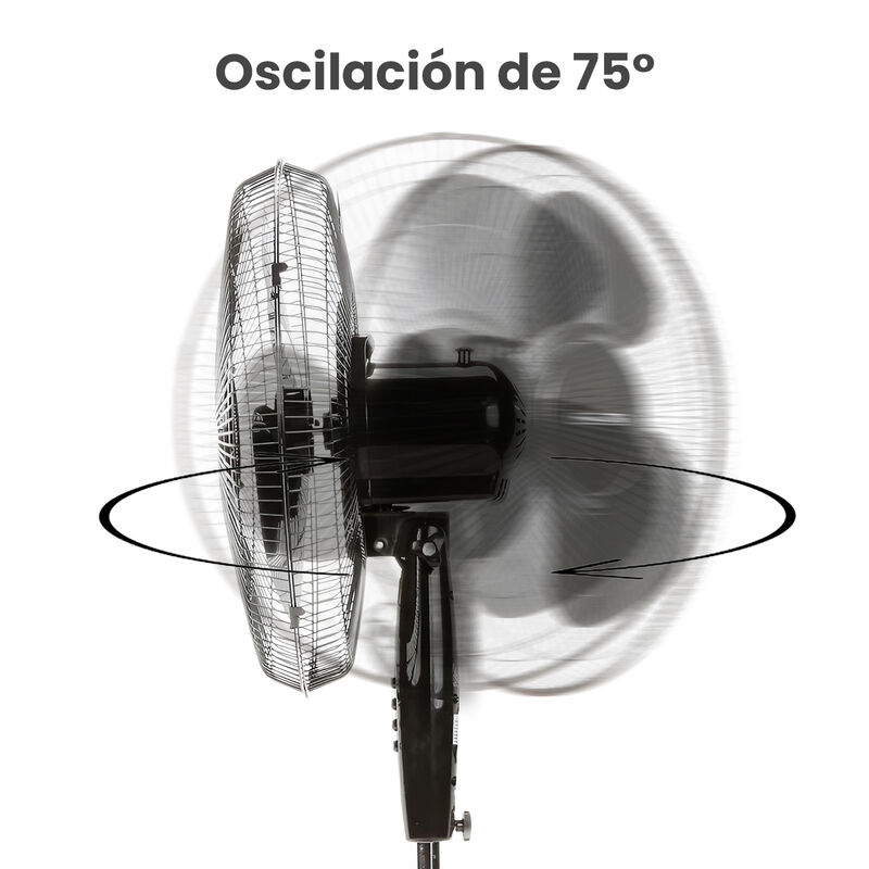 Ventilador de Pedestal De 16 pulgadas Con 3 Vel... image number null
