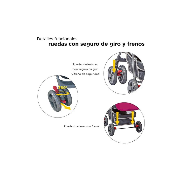 Carriola Travel System D'beb&eacute; Star Reversible C... image number null