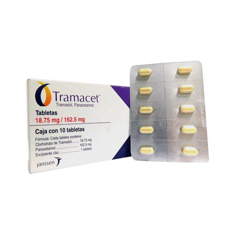 Tramacet 18.75mg/162.5mg caja 10 tabletas image number null