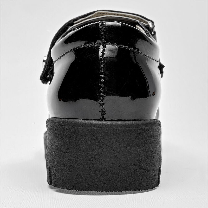 Queen Zapato para ni&ntilde;a. Negro charol image number null