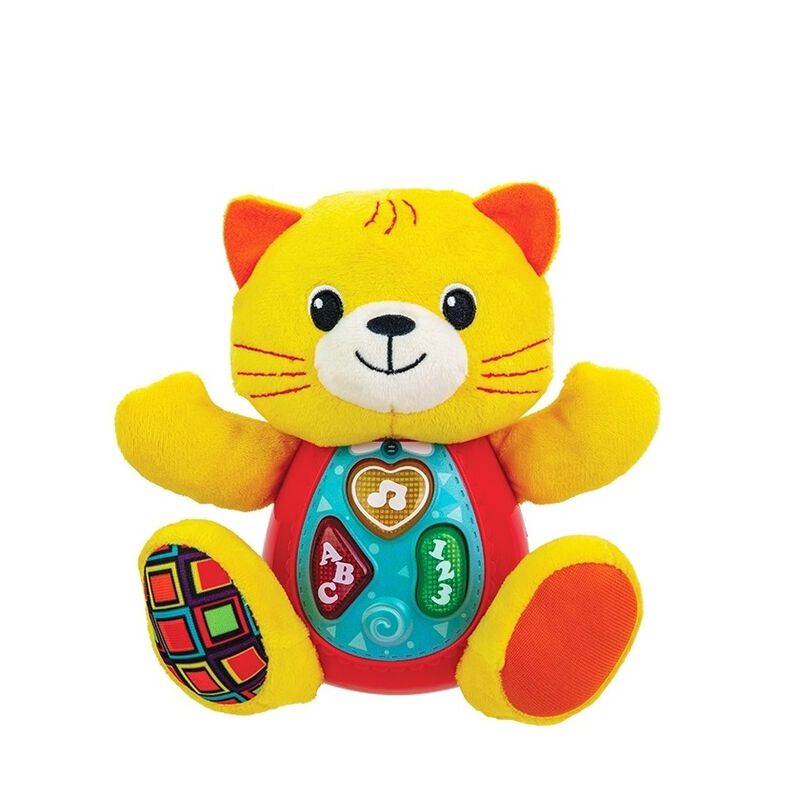 Peluche Para Beb&eacute;s Con Luces Y Sonidos Gatito image number null
