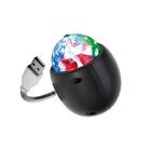 Mini Luz Disco Rotatoria USB Alienpro 3RGB+W Port&aacute;til 4W